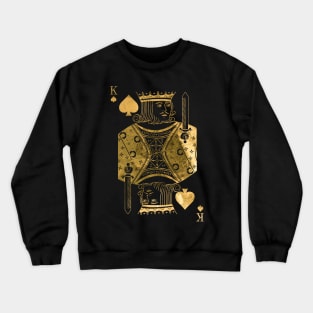 King Pikes - Golden playing cards Crewneck Sweatshirt